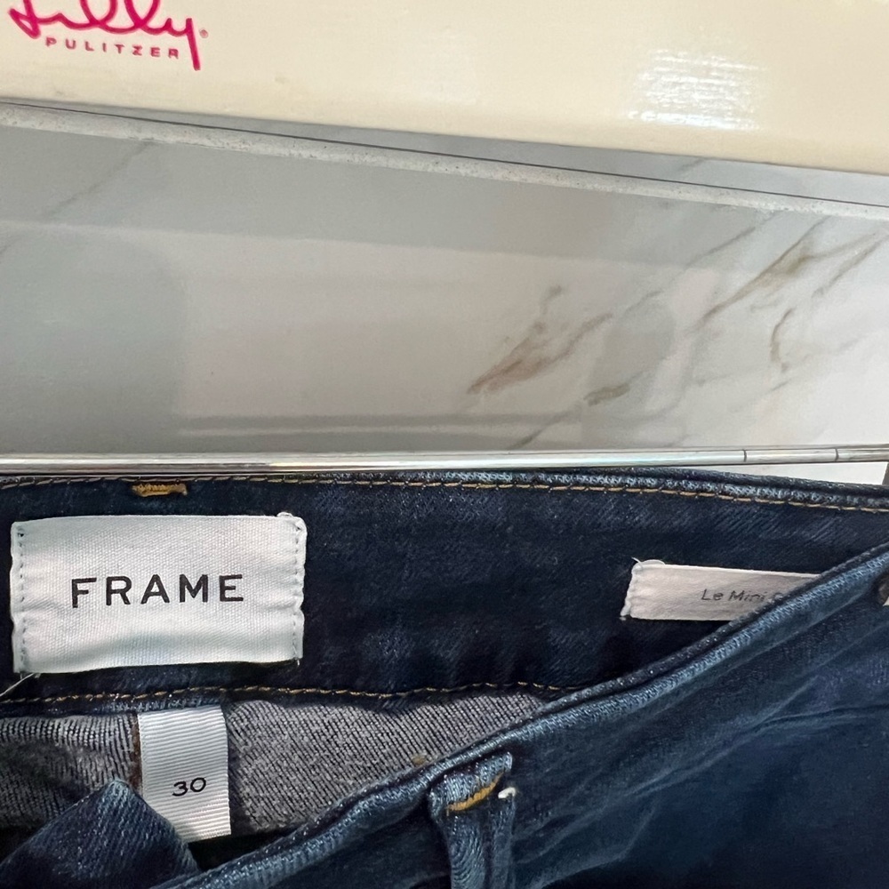 FRAME Women's Le Mini Boot Jeans in Glade - Picture 8 of 10